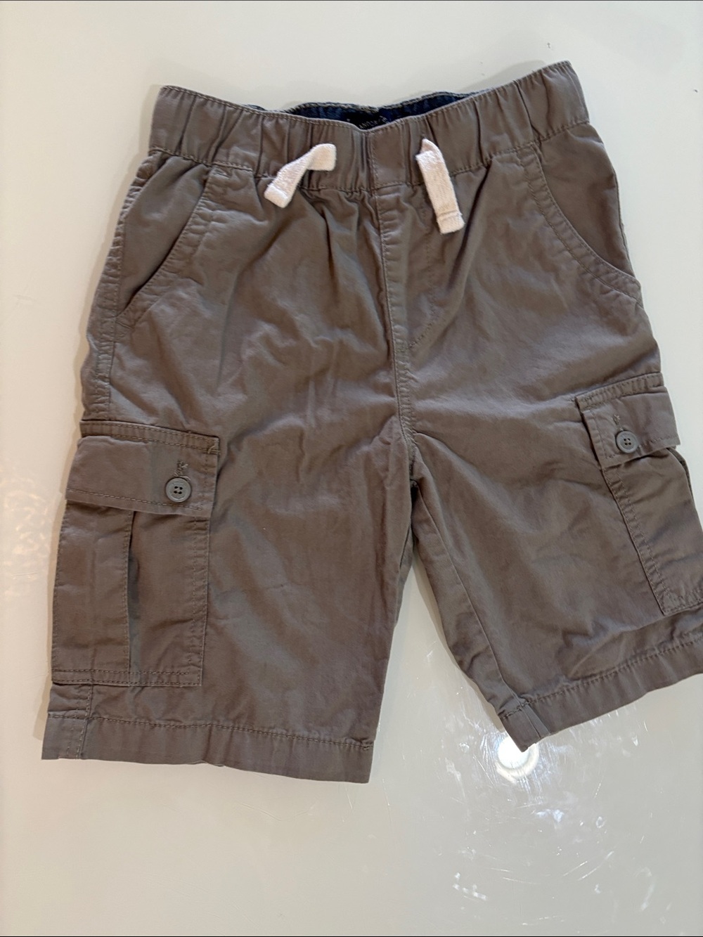 Lucky Brand Boys' Gray Cargo Shorts with Drawstring
